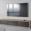 Televizní stolek FRIDA typ 39 délka 180 cm dub/antracit