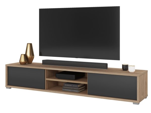 Televizní stolek FRIDA typ 40 délka 180 cm dub/antracit