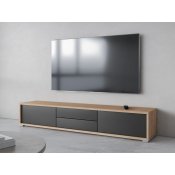 Televizní stolek FRIDA typ 39 délka 180 cm dub/antracit