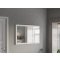 Zrcadlo do předsíně FRAME (typ 409089-70) bílý lesk/dub Cadiz