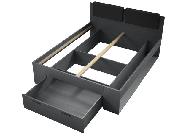 Moderní ložnice GALAXY 1 dub Carbon