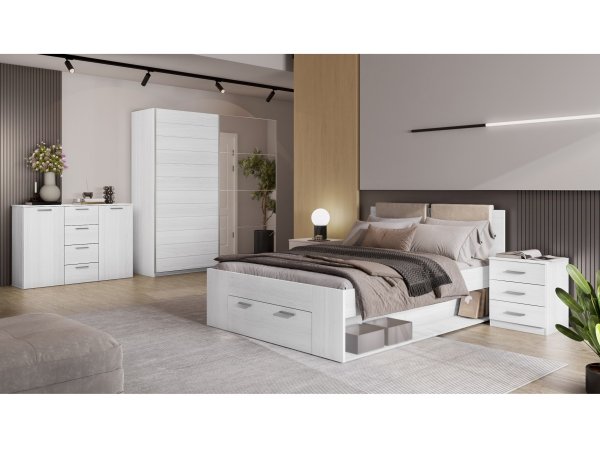 Komoda GALAXY Abisko/bílá