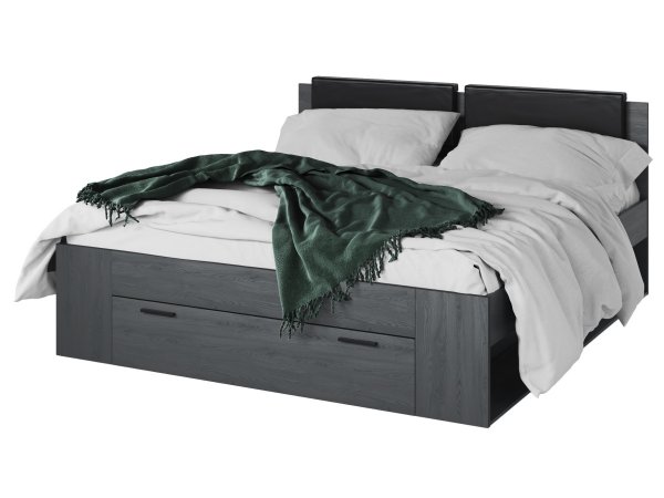 Moderní ložnice GALAXY 1 dub Carbon