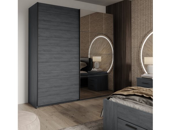 Moderní ložnice GALAXY 1 dub Carbon