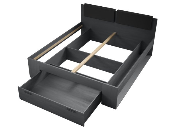 Moderní ložnice GALAXY 1 dub Carbon