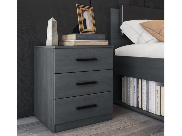 Moderní ložnice GALAXY 1 dub Carbon