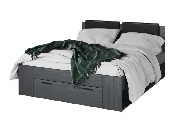 Moderní ložnice GALAXY 1 dub Carbon