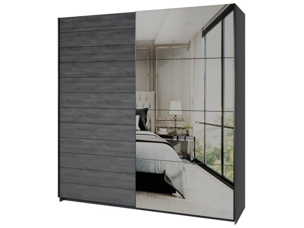 Moderní ložnice GALAXY 1 dub Carbon