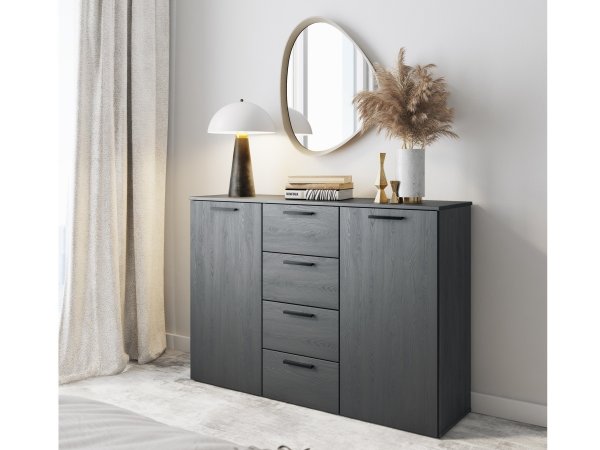 Moderní ložnice GALAXY 1 dub Carbon