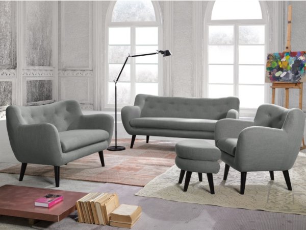 Pohovka 3-sed ve skandinávském stylu JOHN