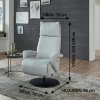 CONNECTION 4 BALANCE relaxační kožené polohovací křeslo, varianta 2