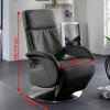 DERBY STYLE relaxační kožené polohovací křeslo
