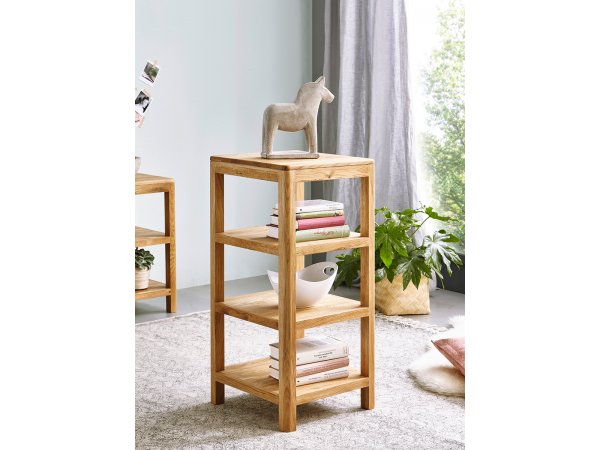 Střední regál ALO dub masiv