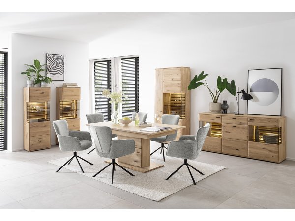 Jídelní otočná židle AMBER S, cappuccino