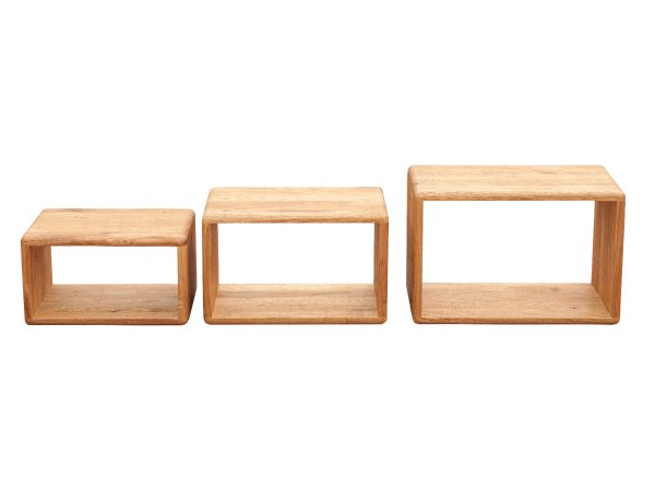 Dubové nástěnné police ALO