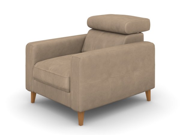 Kožená rohová sedací souprava do U GORDON s rozkladem pro každodenní spaní