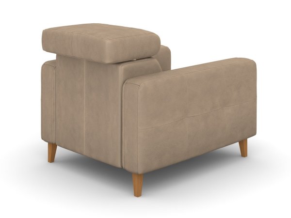 Kožená rohová sedací souprava do U GORDON s rozkladem pro každodenní spaní