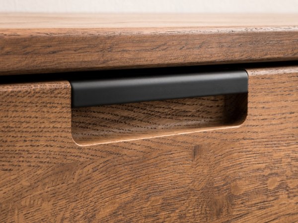 Dubový nábytek z masivu do obývacího pokoje MIDO sestava 1 dub tabák