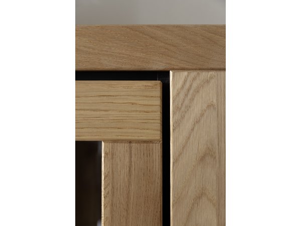 Vitrína GRENO (typ 12) dub masiv divoký