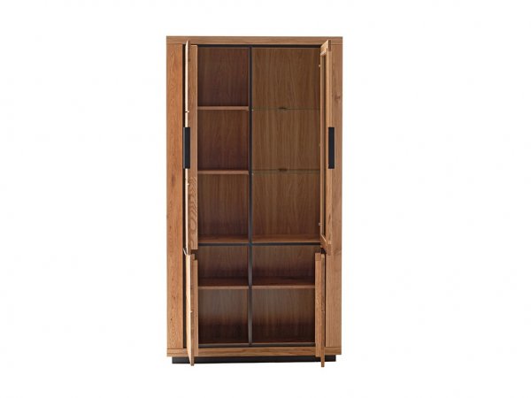 Vitrína GRENO (typ 12) dub masiv divoký