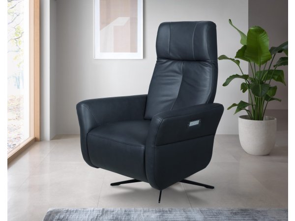 Kožené otočné křeslo ARBOL s elektrickým polohováním