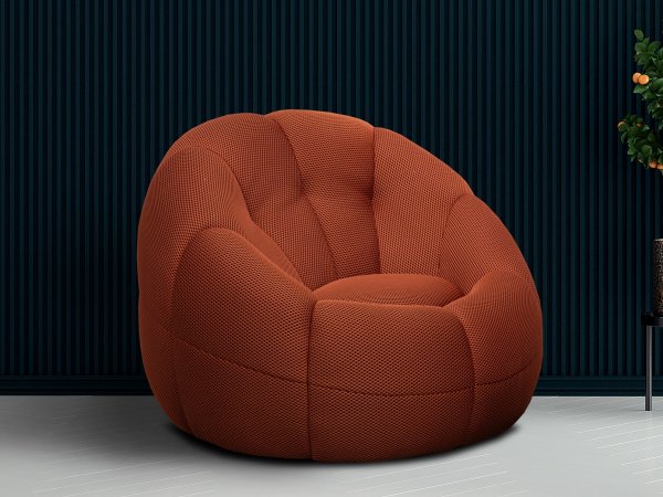 Designové otočné křeslo HAPPY