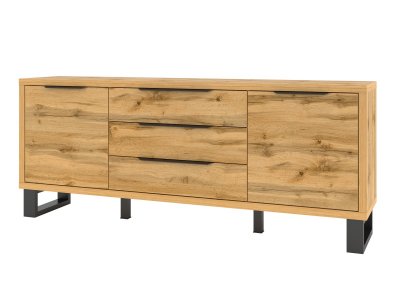 Komoda do obývacího pokoje HALLE typ 25 dub wotana