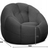 Designové otočné křeslo HAPPY