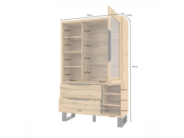 Nábytek do obývacího pokoje HALLE I dub wotan