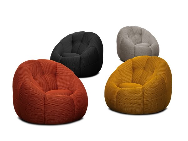 Designové otočné křeslo HAPPY