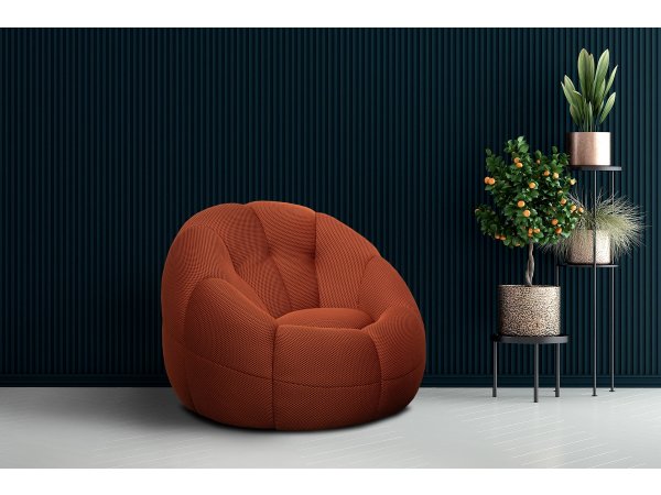 Designové otočné křeslo HAPPY