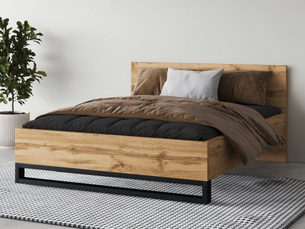 Postel HALLE S dub Wotan/černý