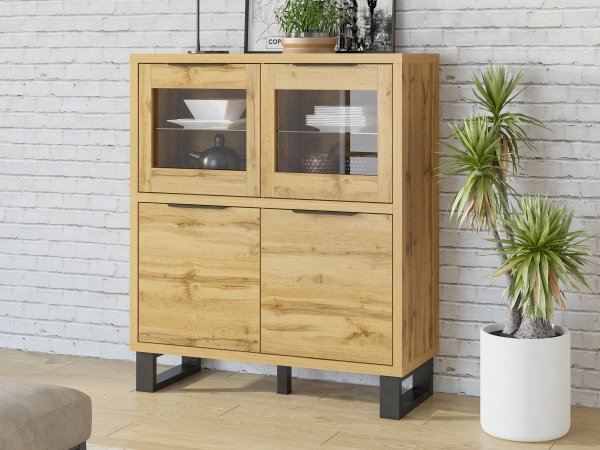 Nábytek do obývacího pokoje HALLE IV dub wotan