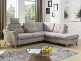 Rohová sedací souprava s nastavitelnou hloubkou sedáku HEDEN