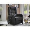 HENDRIK BASIC kožené luxusní polohovací křeslo