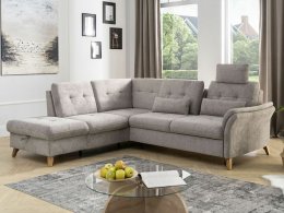 Rohová sedací souprava s nastavitelnou hloubkou sedáku HEDEN