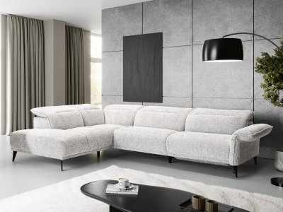 Rohová sedací souprava s elektrickou funkcí relax AVANTI LUX