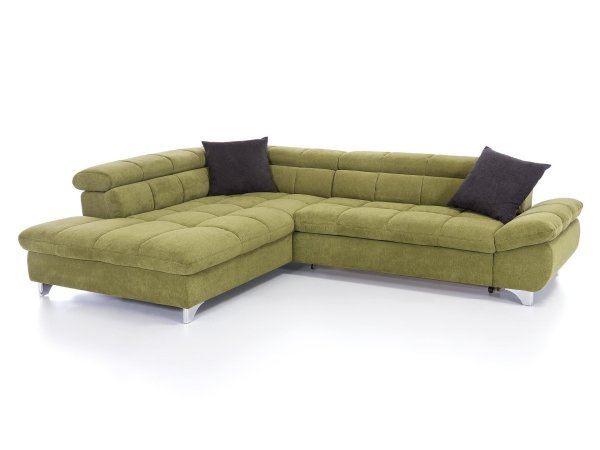 Rohová sedací souprava s polohovatelnými opěrkami GEMINI 2