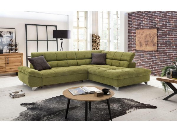 Rohová sedací souprava s polohovatelnými opěrkami GEMINI 2