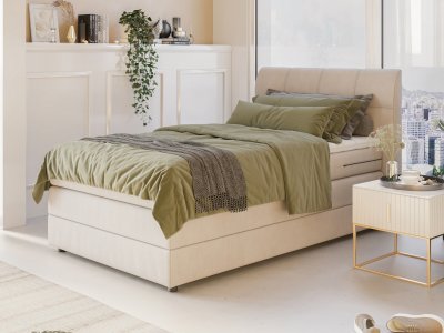 Postel boxspring s úložným prostorem HOTSPOT