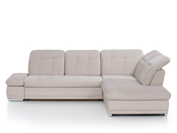 Rohová rozkládací sedací souprava s nastavitelnými opěráky HOLIDAY