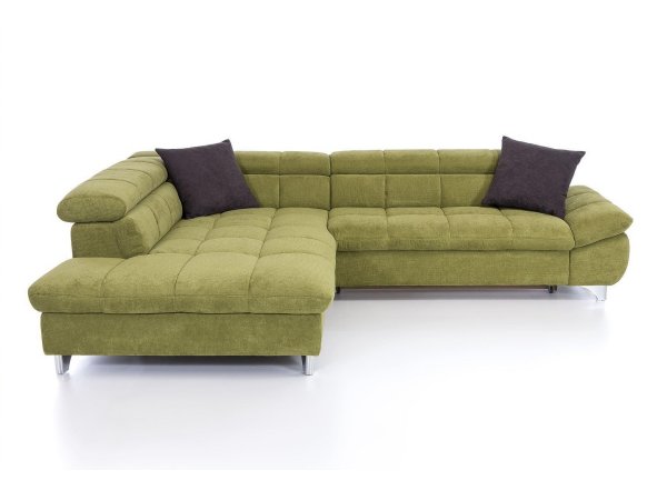 Rohová sedací souprava s polohovatelnými opěrkami GEMINI 2