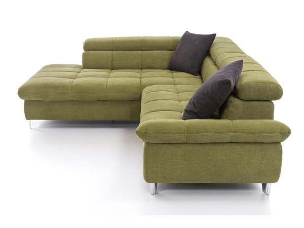 Rohová sedací souprava s polohovatelnými opěrkami GEMINI 2