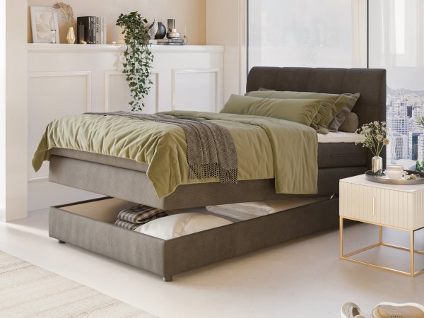 Postel boxspring s úložným prostorem HOTSPOT