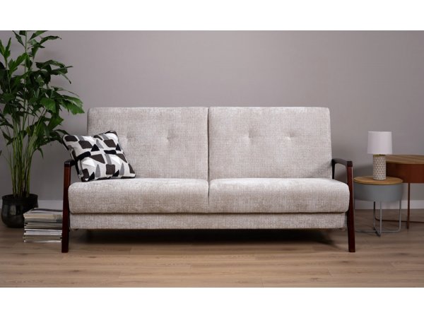 Polohovací křeslo s dřevěnými područkami ICONA