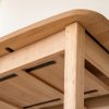 Rozkládací dubový jídelní stůl TELLO 120-165x80