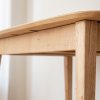 Rozkládací dubový jídelní stůl TELLO 120-165x80