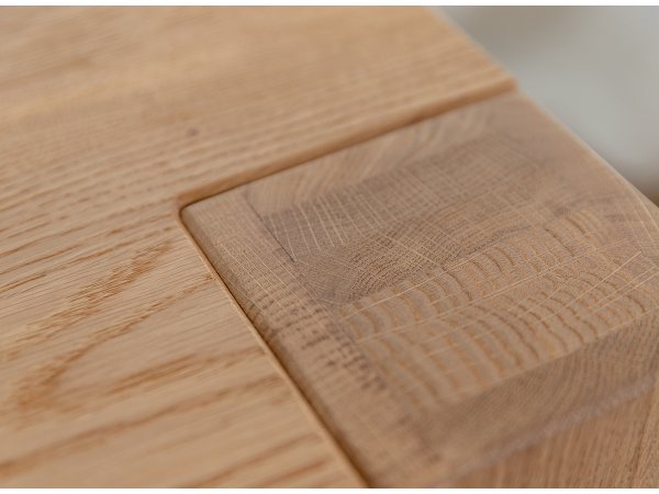 Dubový jídelní set stůl ENA + židle RATO