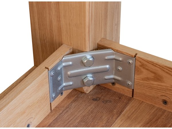 Dubový jídelní set stůl ENA + židle RATO