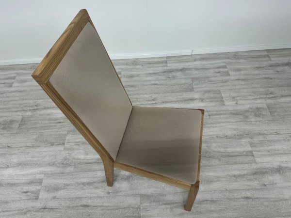 VÝPRODEJ: Dubová jídelní židle OSLO béžová/dub přírodní